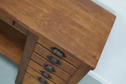 Pamono Vintage French Oak and Beech Workbench, 1930s Online