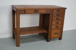 Pamono Vintage French Oak and Beech Workbench, 1930s Online