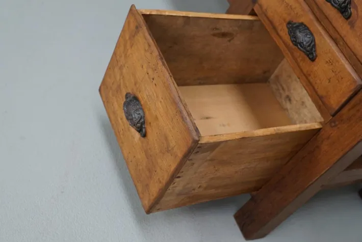 Pamono Vintage French Oak and Beech Workbench, 1930s Online