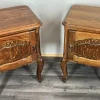 Pamono Vintage French Oak Bedside Tables, Set of 2 Best