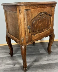Pamono Vintage French Oak Bedside Tables, Set of 2 Best