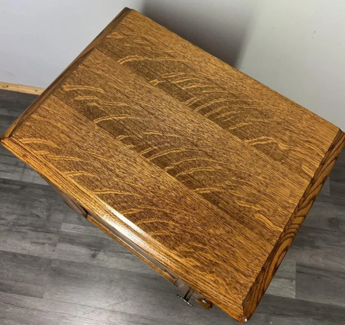 Pamono Vintage French Oak Bedside Tables, Set of 2 Hot