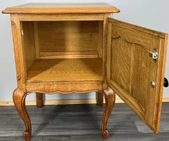Pamono Vintage French Oak Bedside Tables, Set of 2 Best