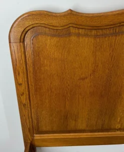 Pamono Vintage French Oak Double Bed Discount