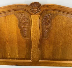 Pamono Vintage French Oak Double Bed Discount