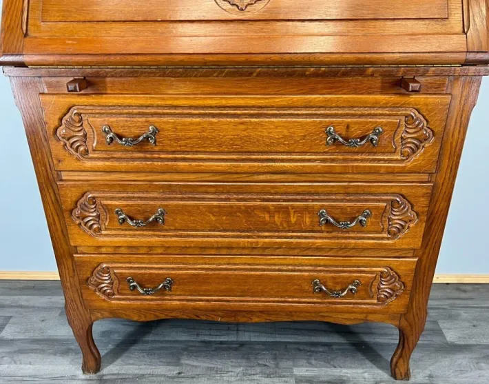 Pamono Vintage French Oak Secretaire New