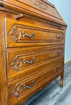 Pamono Vintage French Oak Secretaire New