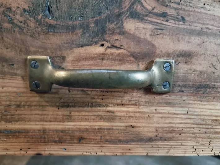 Pamono Vintage French Pine Work Table with Drawer and Castors, 1930s Sale