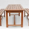 Pamono Vintage French Provincial Slatted Pine Outside Dining Table, 1980 Outlet