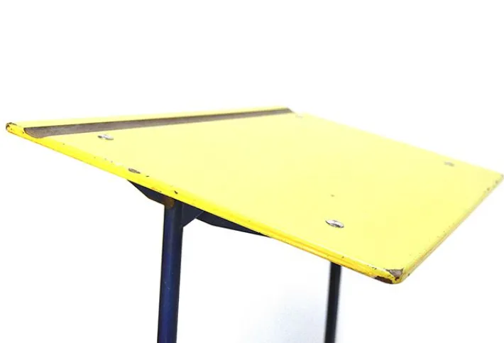 Pamono Vintage French School Table and Chair, 1950s Hot