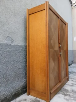 Pamono Vintage French Wardrobe by Guillerme Et Chambron, 1950s Sale