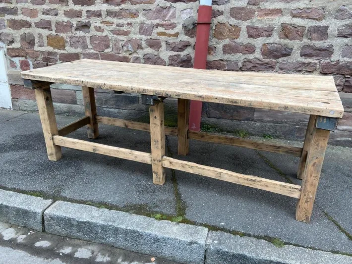 Pamono Vintage French Workshop Table Discount