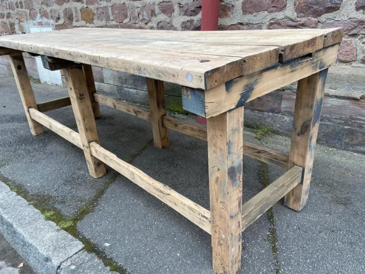 Pamono Vintage French Workshop Table Discount