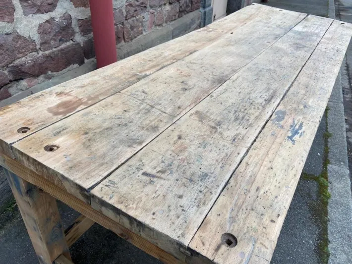 Pamono Vintage French Workshop Table Discount