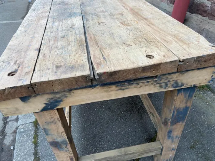 Pamono Vintage French Workshop Table Discount