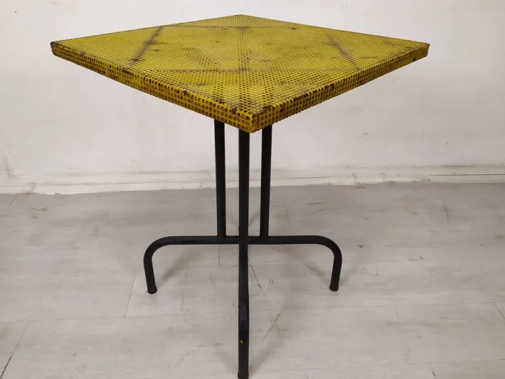 Pamono Vintage Garden Bistro Table by Mathieu Matégot, 1960s New