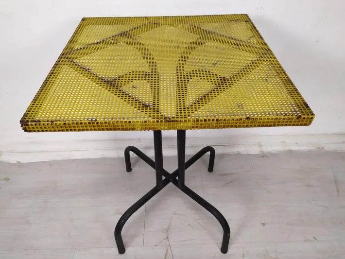 Pamono Vintage Garden Bistro Table by Mathieu Matégot, 1960s New