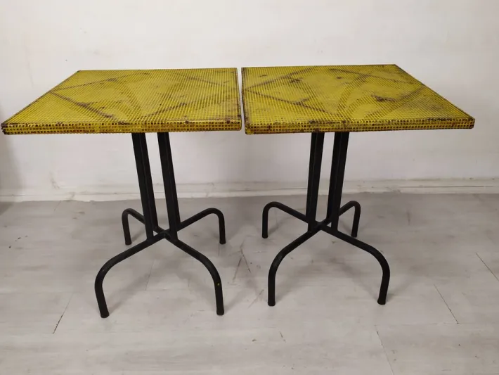 Pamono Vintage Garden Bistro Table by Mathieu Matégot, 1960s New