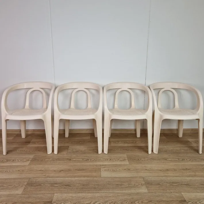 Pamono Vintage Garden Chairs by Henry Massonnet for Stamp, 1984s, Set of 4 Discount