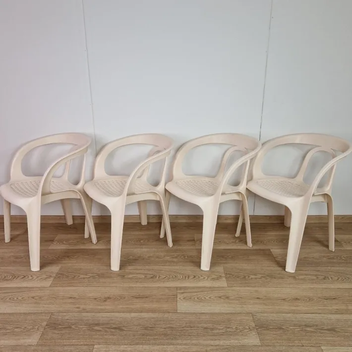 Pamono Vintage Garden Chairs by Henry Massonnet for Stamp, 1984s, Set of 4 Discount