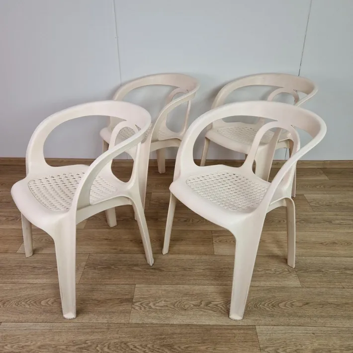 Pamono Vintage Garden Chairs by Henry Massonnet for Stamp, 1984s, Set of 4 Discount