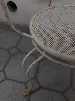 Pamono Vintage Garden Chairs in Iron, 1950s, Set of 4 Sale