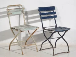 Pamono Vintage Garden Folding Chairs, 1920, Set of 4 Online