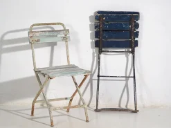 Pamono Vintage Garden Folding Chairs, 1920, Set of 4 Online