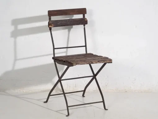 Pamono Vintage Garden Folding Chairs, 1920, Set of 4 Online