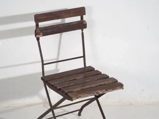 Pamono Vintage Garden Folding Chairs, 1920, Set of 4 Online