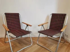 Pamono Vintage Garden Folding Chair, 1960s, Set of 2 Clearance