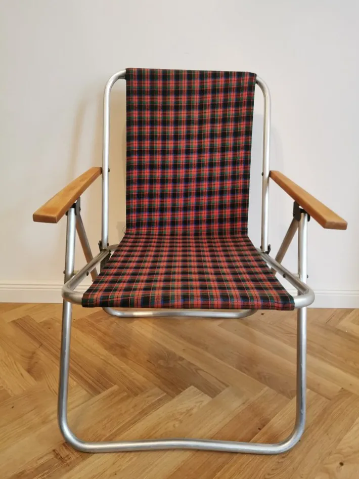 Pamono Vintage Garden Folding Chair, 1960s, Set of 2 Clearance