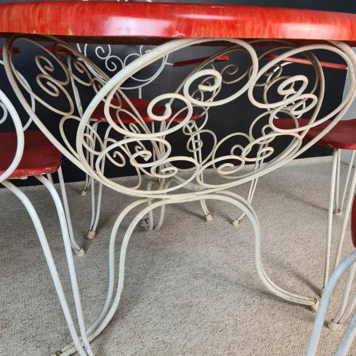 Pamono Vintage Garden Furniture, 1960s, Set of 5 Best