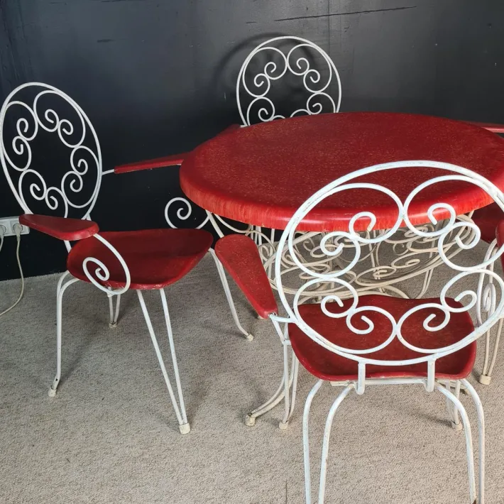 Pamono Vintage Garden Furniture, 1960s, Set of 5 Best