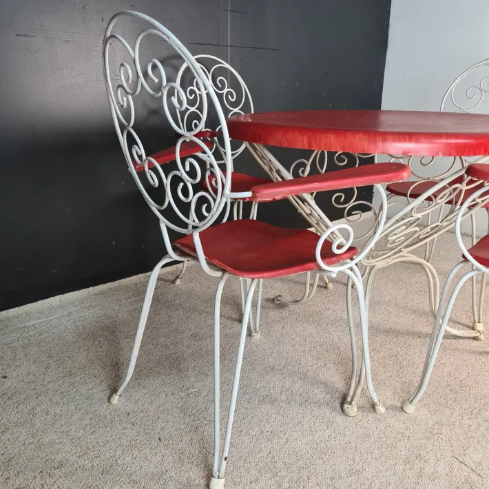 Pamono Vintage Garden Furniture, 1960s, Set of 5 Best