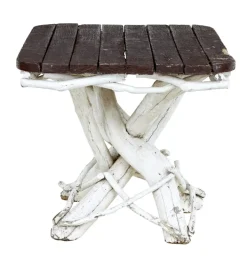 Pamono Vintage Garden Set in Painted Natural Wood, 1940, Set of 5 Online
