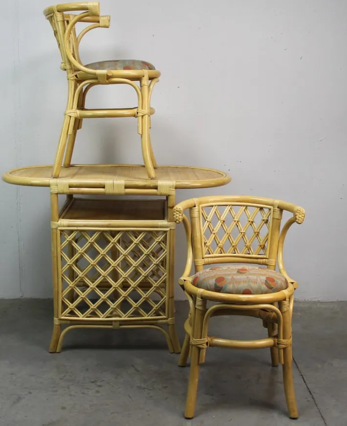 Pamono Vintage Garden Table and Chairs, 1970s, Set of 3 Best