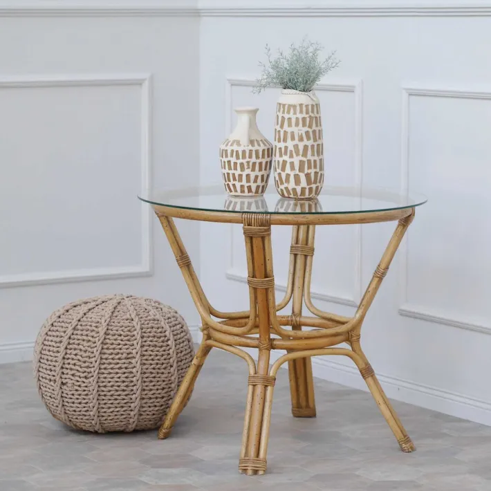 Pamono Vintage Garden Table in Bamboo Hot