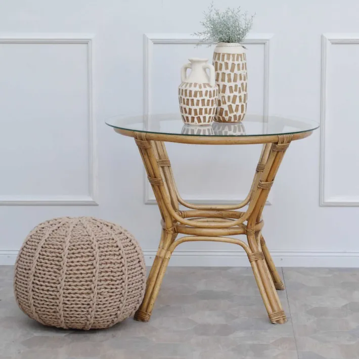 Pamono Vintage Garden Table in Bamboo Hot
