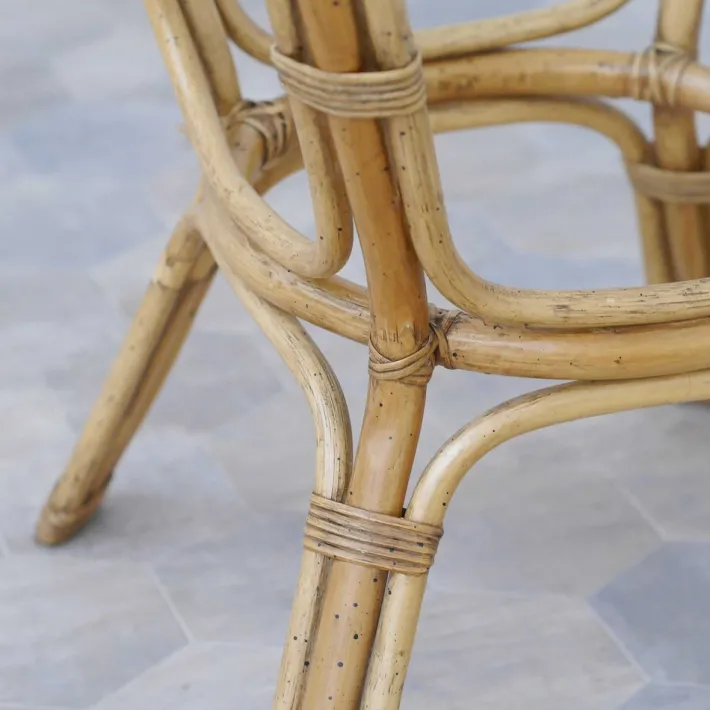 Pamono Vintage Garden Table in Bamboo Hot