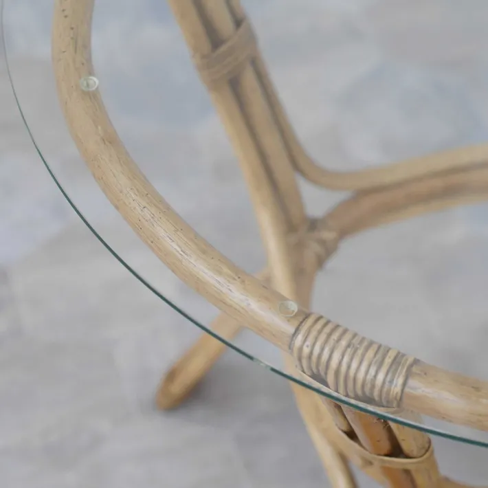Pamono Vintage Garden Table in Bamboo Hot