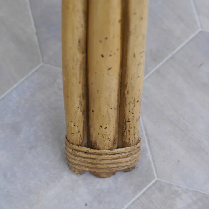 Pamono Vintage Garden Table in Bamboo Hot