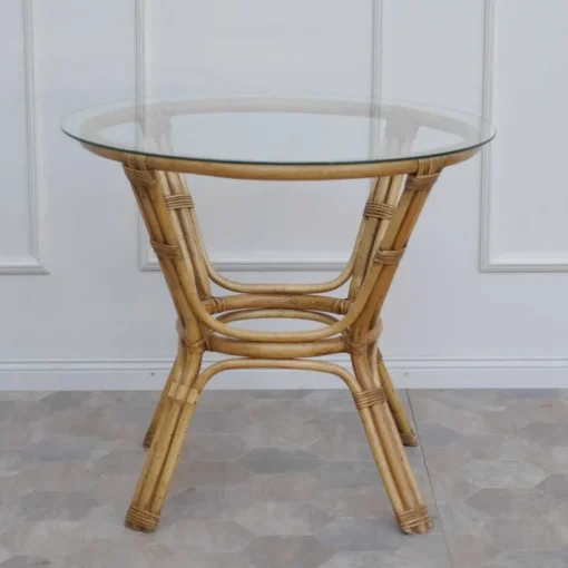 Pamono Vintage Garden Table in Bamboo Hot