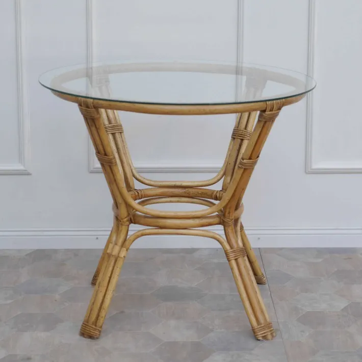 Pamono Vintage Garden Table in Bamboo Hot