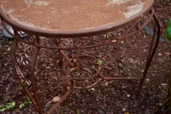Pamono Vintage Garden Tea Table in Wrought Iron, 1950s