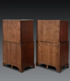 Pamono Vintage Geo II Chest on Chests, 1750, Set of 2 Clearance