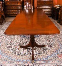 Pamono Vintage George III Style Pedestal Dining Table Hot