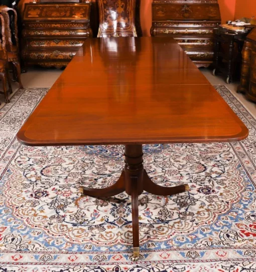 Pamono Vintage George III Style Pedestal Dining Table Hot
