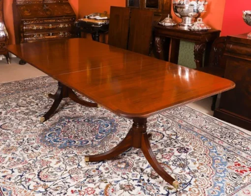 Pamono Vintage George III Style Pedestal Dining Table Hot