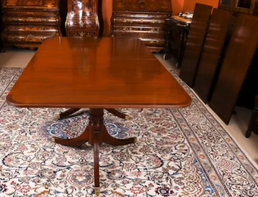 Pamono Vintage George III Style Pedestal Dining Table Hot
